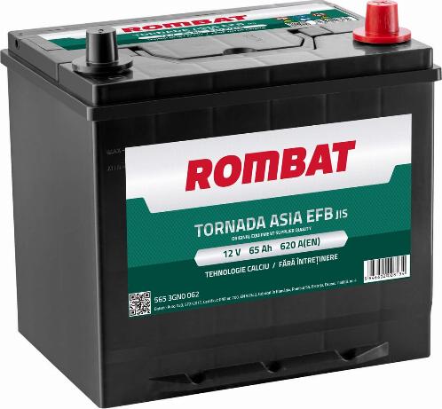 ROMBAT 565 3GN0 062 - Стартов акумулатор vvparts.bg