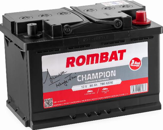 ROMBAT 580 3H30 078 - Стартов акумулатор vvparts.bg