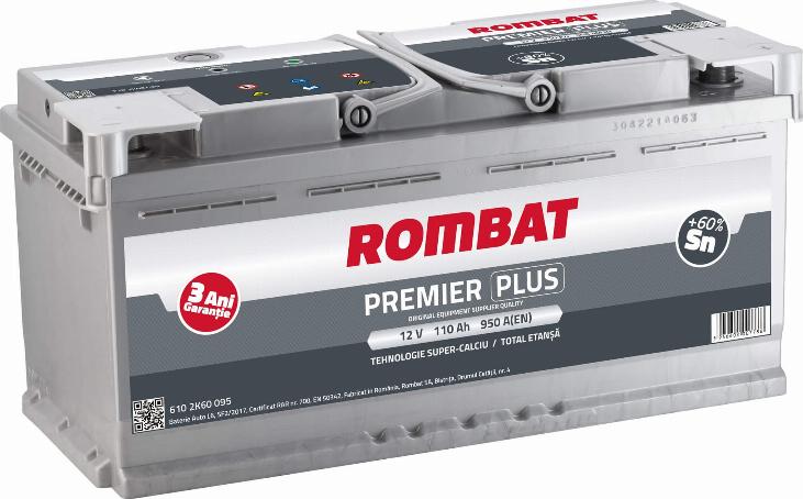 ROMBAT 610 2K60 095 - Стартов акумулатор vvparts.bg
