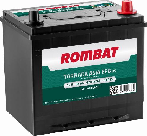 ROMBAT TAF65 - Стартов акумулатор vvparts.bg