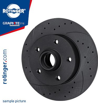 Rotinger RT 3121-GL T5 - Спирачен диск vvparts.bg
