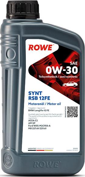 ROWE 20305-0010-99 - Двигателно масло vvparts.bg