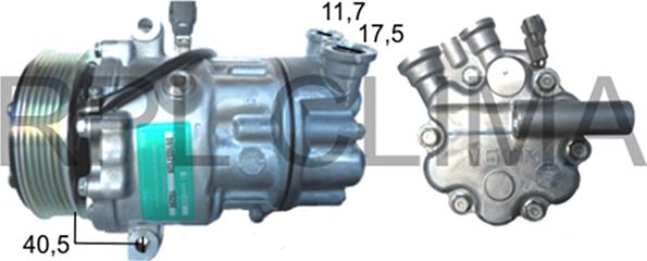 RPLQuality APCOAR5027 - Компресор, климатизация vvparts.bg