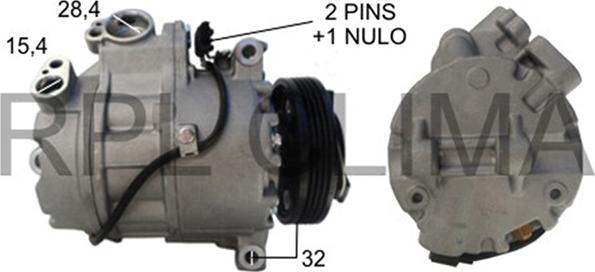 RPLQuality APCOBW5069 - Компресор, климатизация vvparts.bg