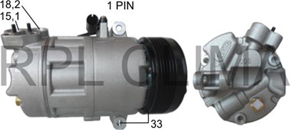 RPLQuality APCOBW5032 - Компресор, климатизация vvparts.bg