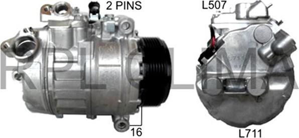 RPLQuality APCOBW5044 - Компресор, климатизация vvparts.bg