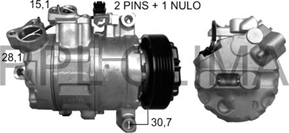 RPLQuality APCOBW0051 - Компресор, климатизация vvparts.bg