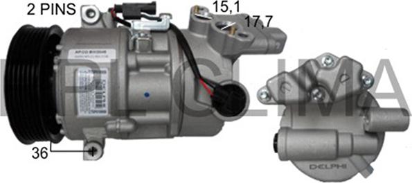 RPLQuality APCOBW2045 - Компресор, климатизация vvparts.bg