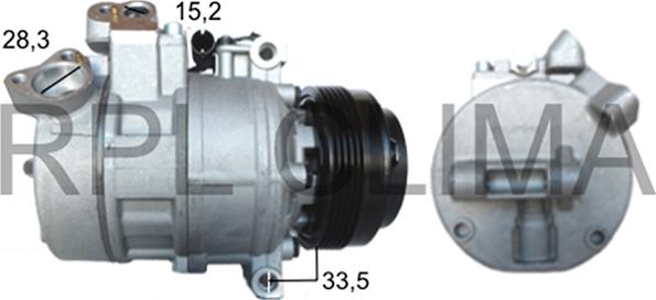 RPLQuality APCOBW2028 - Компресор, климатизация vvparts.bg