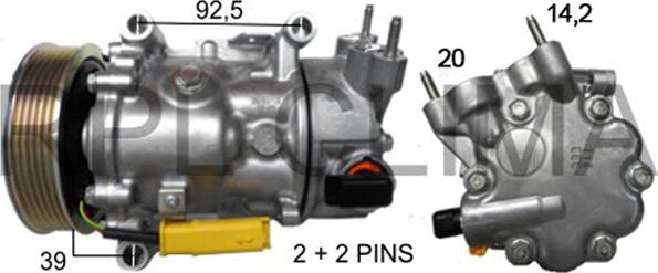 RPLQuality APCOCI5037 - Компресор, климатизация vvparts.bg