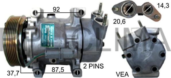 RPLQuality APCOCI5023 - Компресор, климатизация vvparts.bg