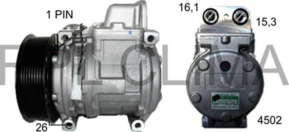 RPLQuality APCOCL0009 - Компресор, климатизация vvparts.bg