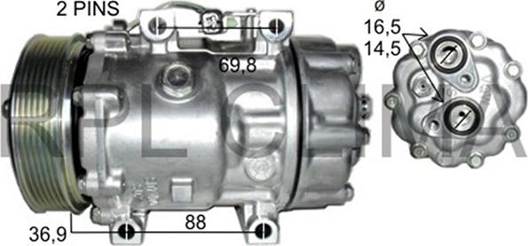 RPLQuality APCOFD0050 - Компресор, климатизация vvparts.bg