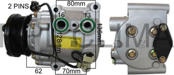 RPLQuality APCOFD0033 - Компресор, климатизация vvparts.bg