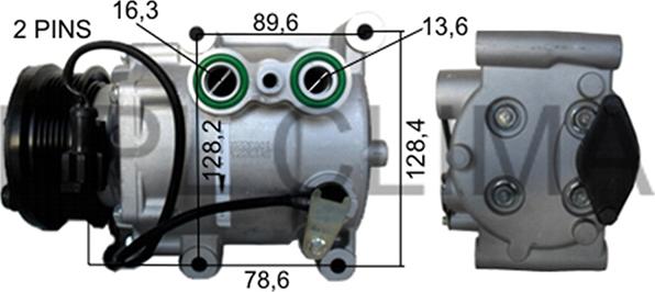 RPLQuality APCOFD0024 - Компресор, климатизация vvparts.bg