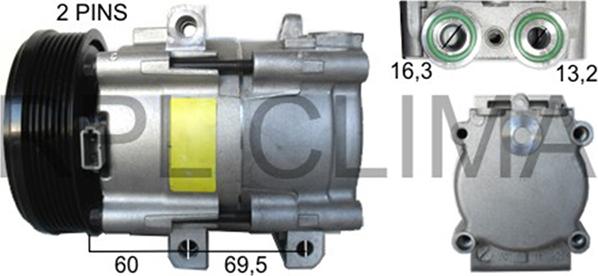 RPLQuality APCOFD0027 - Компресор, климатизация vvparts.bg