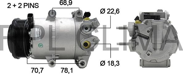 RPLQuality APCOFD0073 - Компресор, климатизация vvparts.bg