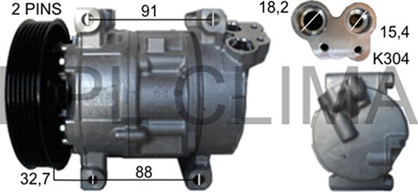 RPLQuality APCOFT5032 - Компресор, климатизация vvparts.bg