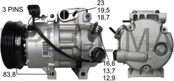 RPLQuality APCOHY5059 - Компресор, климатизация vvparts.bg