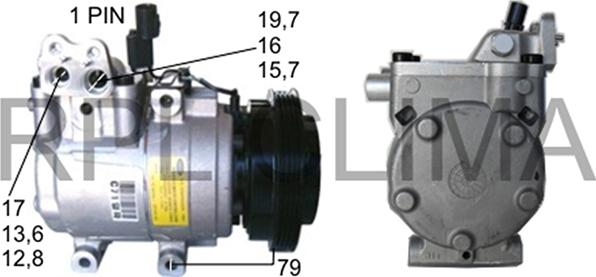 RPLQuality APCOHY5010 - Компресор, климатизация vvparts.bg