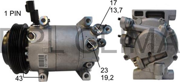 RPLQuality APCOHY0059 - Компресор, климатизация vvparts.bg