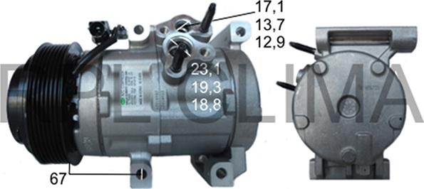 RPLQuality APCOHY5039 - Компресор, климатизация vvparts.bg