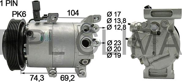 RPLQuality APCOHY0070 - Компресор, климатизация vvparts.bg