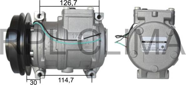 RPLQuality APCOJD0017 - Компресор, климатизация vvparts.bg