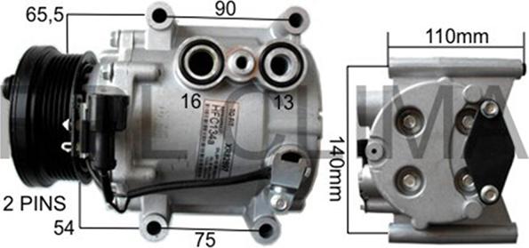 RPLQuality APCOJG0009 - Компресор, климатизация vvparts.bg