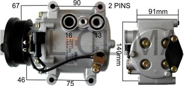 RPLQuality APCOJG0010 - Компресор, климатизация vvparts.bg