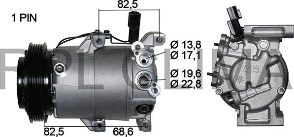 RPLQuality APCOKI0023 - Компресор, климатизация vvparts.bg