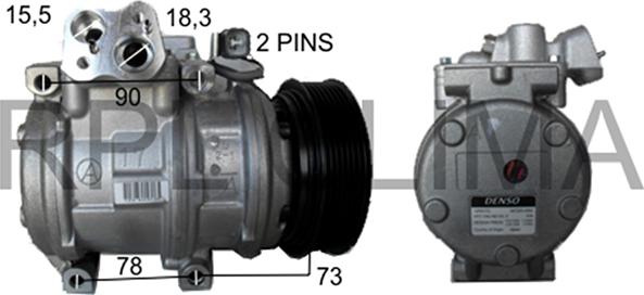 RPLQuality APCOLR0006 - Компресор, климатизация vvparts.bg