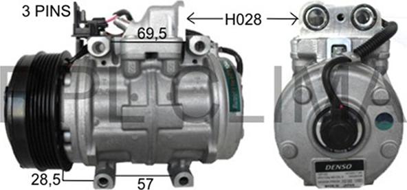 RPLQuality APCOMB5001 - Компресор, климатизация vvparts.bg