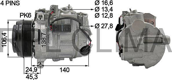 RPLQuality APCOMB0090 - Компресор, климатизация vvparts.bg