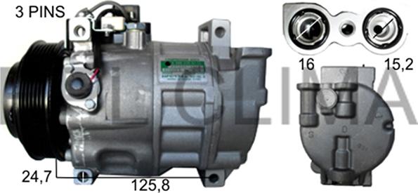 RPLQuality APCOMB0014 - Компресор, климатизация vvparts.bg