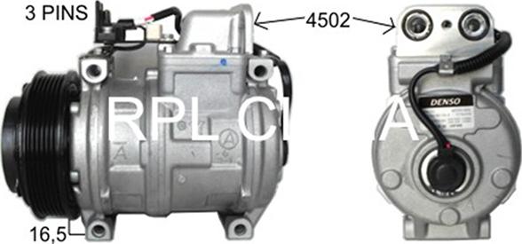 RPLQuality APCOMB0016 - Компресор, климатизация vvparts.bg