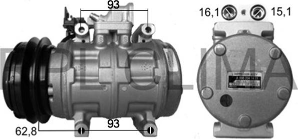 RPLQuality APCOMB0020 - Компресор, климатизация vvparts.bg