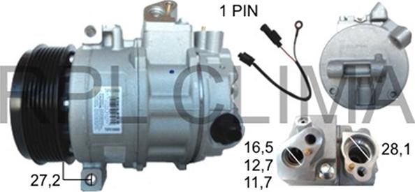 RPLQuality APCOMB2036 - Компресор, климатизация vvparts.bg