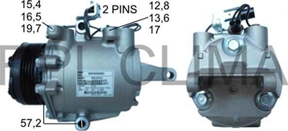 RPLQuality APCOMI0036 - Компресор, климатизация vvparts.bg