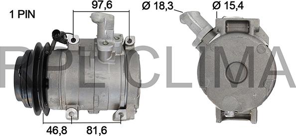 RPLQuality APCOMI0030 - Компресор, климатизация vvparts.bg