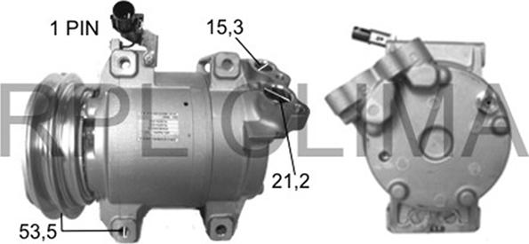 RPLQuality APCOMI0038 - Компресор, климатизация vvparts.bg