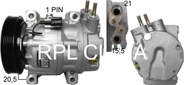 RPLQuality APCONI0048 - Компресор, климатизация vvparts.bg