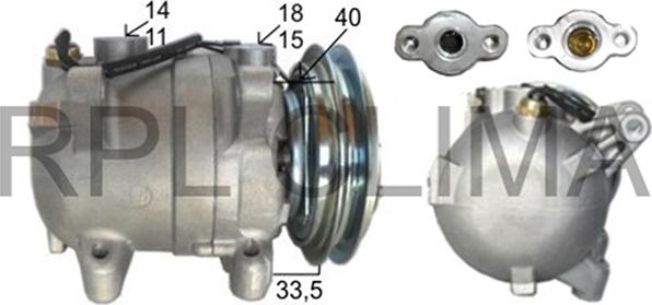 RPLQuality APCONI0008 - Компресор, климатизация vvparts.bg