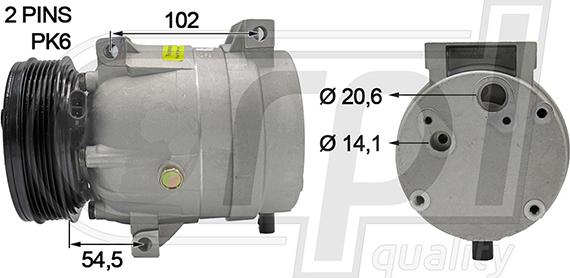 RPLQuality APCORE5046 - Компресор, климатизация vvparts.bg