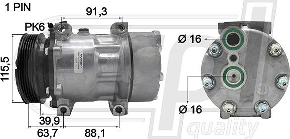 RPLQuality APCORE5017 - Компресор, климатизация vvparts.bg