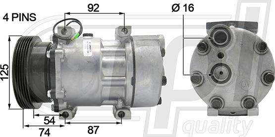 RPLQuality APCORE5023 - Компресор, климатизация vvparts.bg