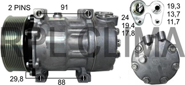 RPLQuality APCOSC5007 - Компресор, климатизация vvparts.bg