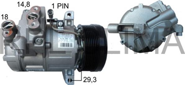 RPLQuality APCOSU5016 - Компресор, климатизация vvparts.bg