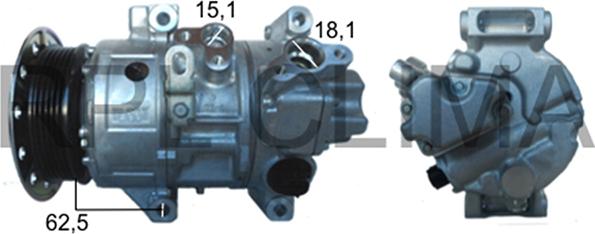 RPLQuality APCOTO0045 - Компресор, климатизация vvparts.bg