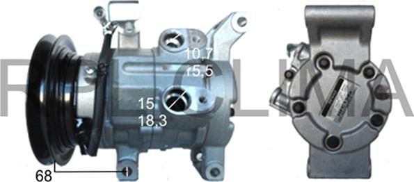 RPLQuality APCOTO0060 - Компресор, климатизация vvparts.bg